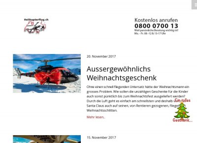 Helikopterrundflug Schweiz